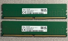 Lot of 2 Samsung 16GB 1Rx8 PC5-5600B - HMCG78AGBUA081N BA - 32GB(2x16GB) RAM picture