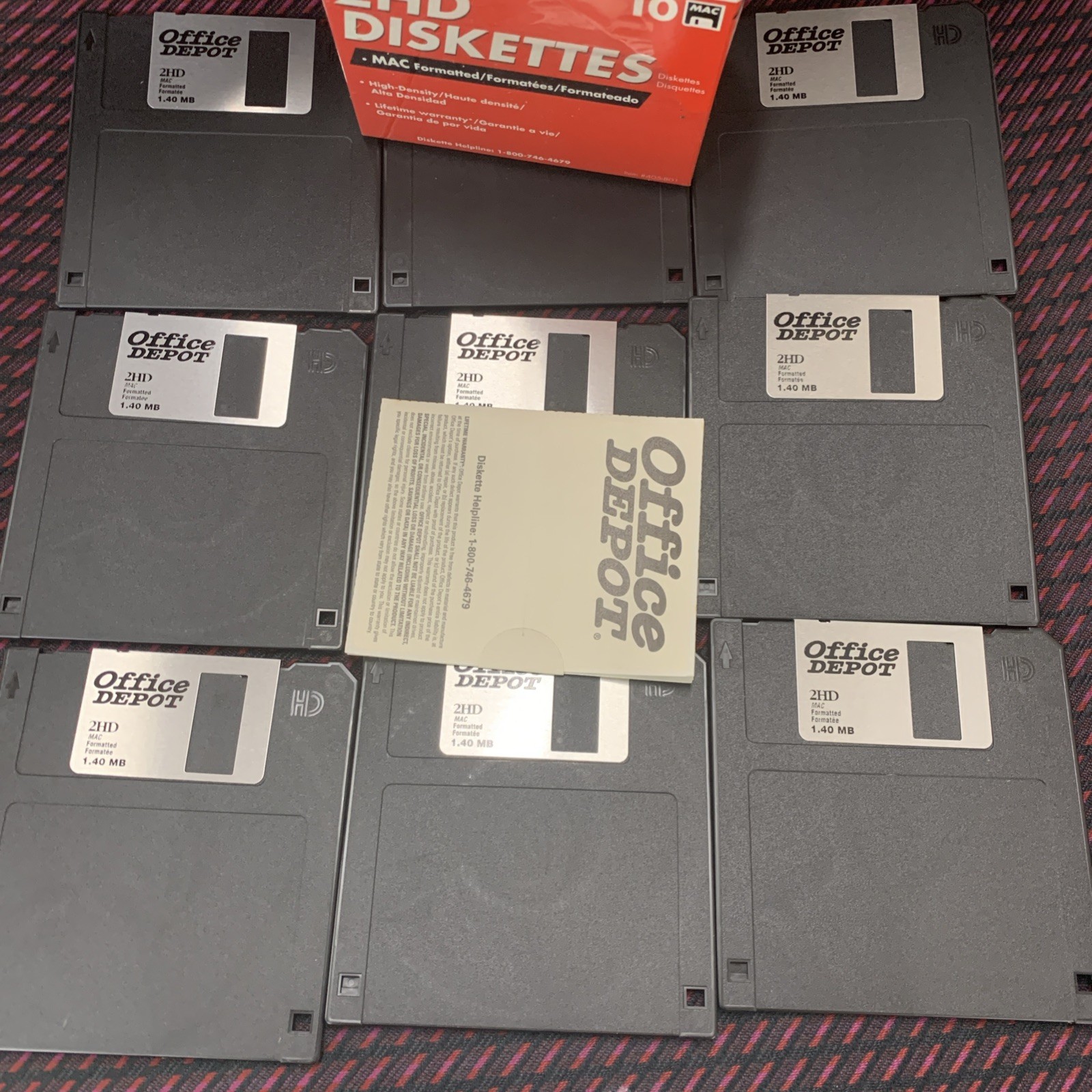 9 Vintage Office Depot 3.5\ 9 Vintage Office Depot 3.5\