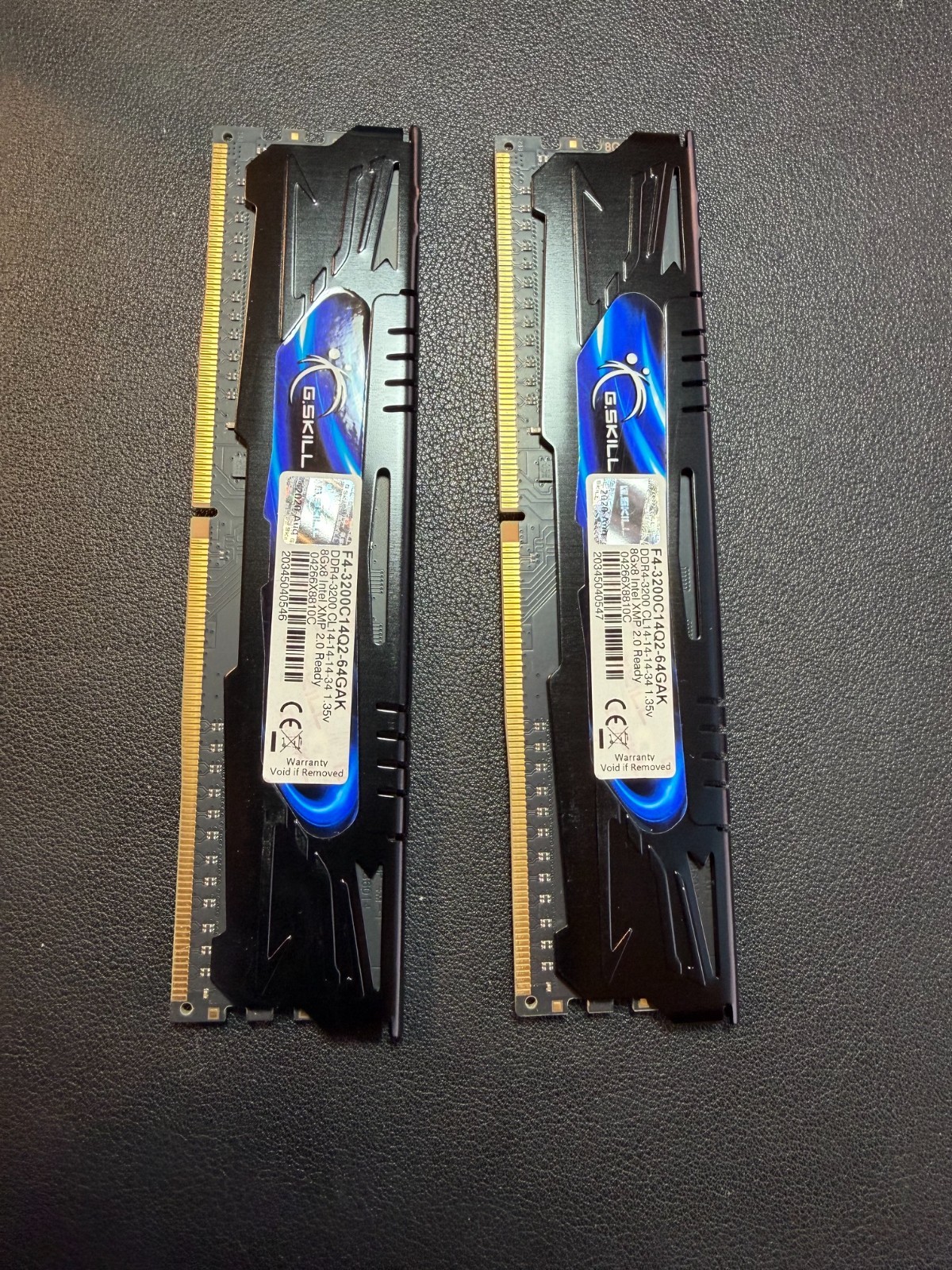 G.Skill Ares 8GB DDR4-3200 CL14 Desktop RAM (F4-3200C14Q2-64GAK)