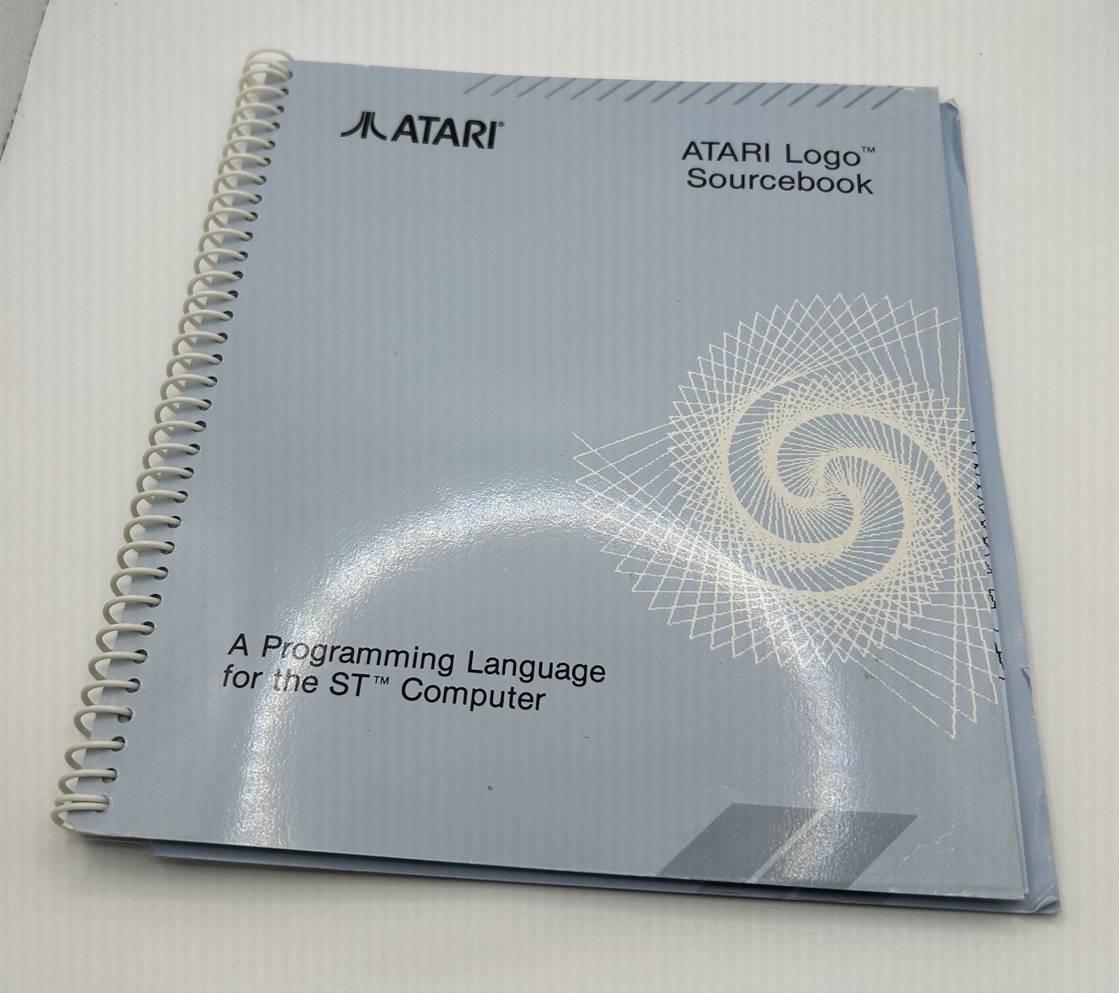Atari ST Logo Sourcebook Spiral-Bound Vintage Programming Book MPN CO26106-001