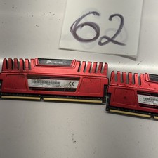 Corsair Vengeance 16GB (2x8GB) DDR3 1600MHz CL10 RAM Red CMZ16GX3M2A1600C10R picture