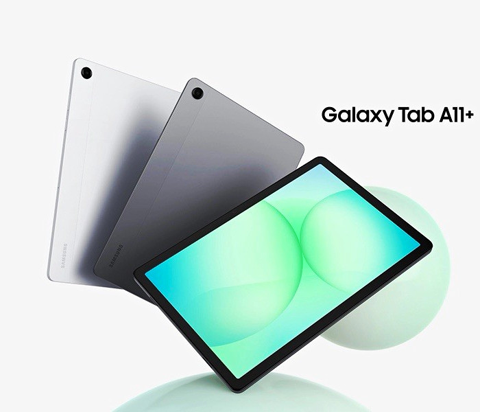 Samsung Galaxy Tab A11+ 11in Wi-Fi Tablet 4GB RAM 128GB Gray/Silver 7040mAh