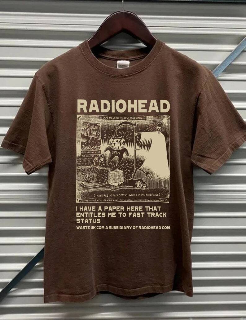 Vintage Radiohead Shirt, Radiohead Vintage Retro Concert T-shirt LB0679 ...