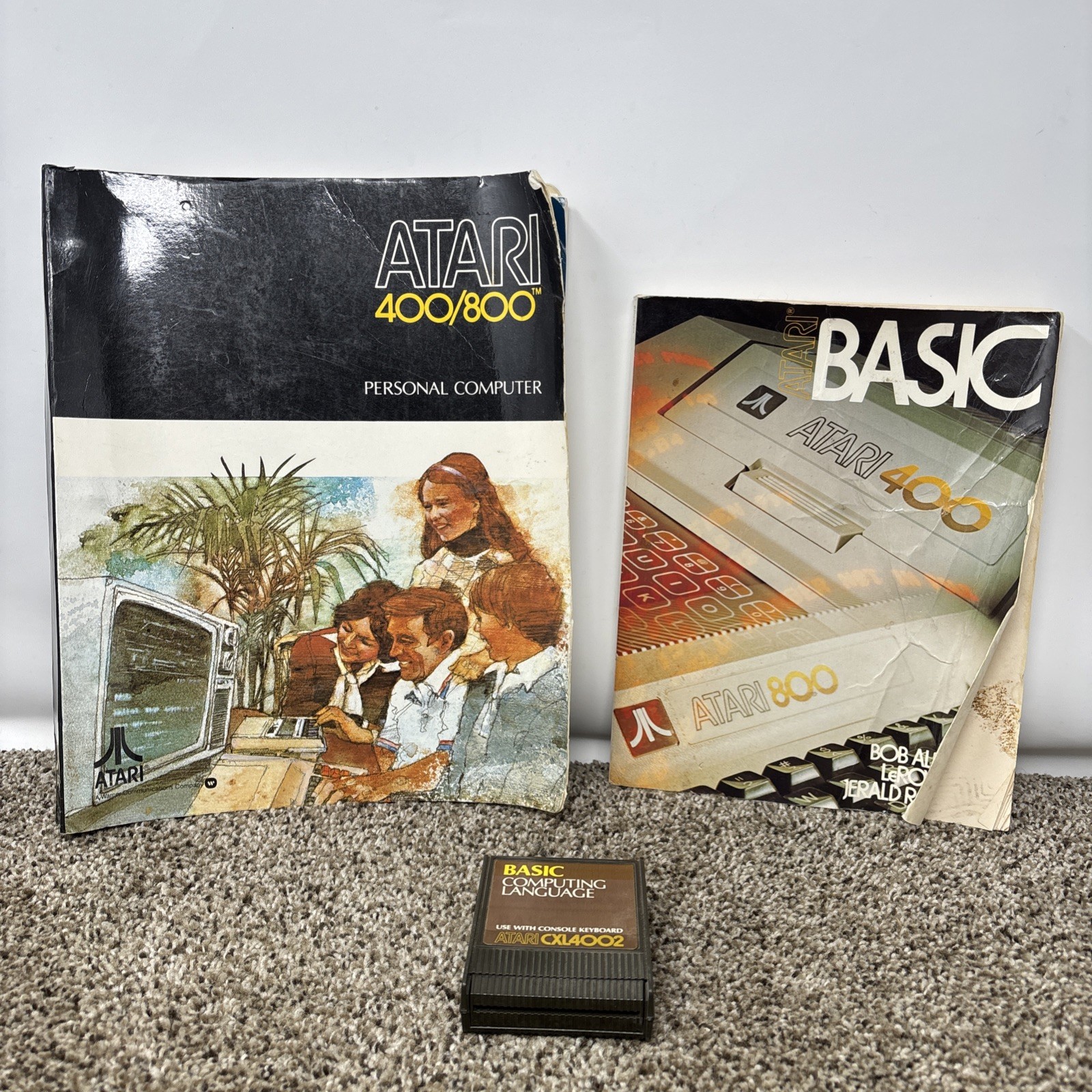 Atari 400/800 Basic Cartridge Computer Binder & Basic Reference Guides Atari 400/800 Basic Cartridge Computer Binder & Basic Reference Guides