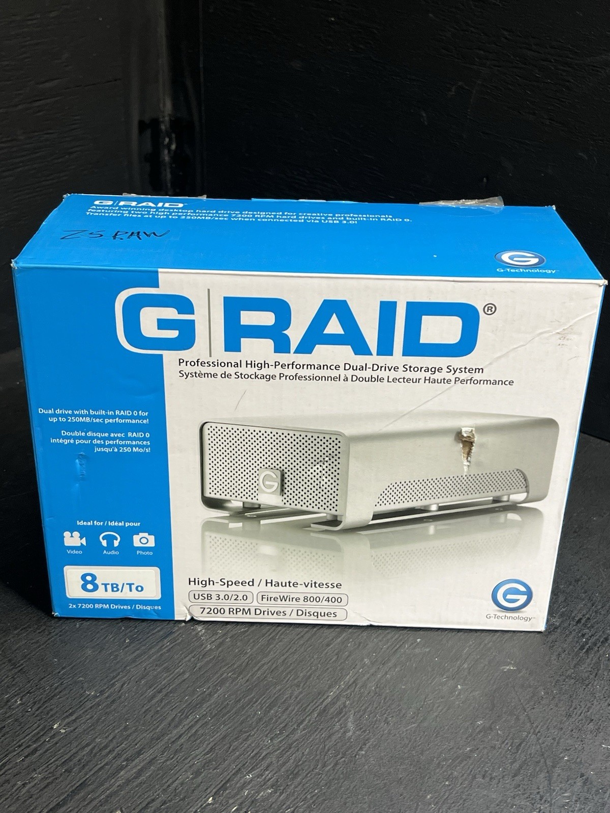 G-Technology G-RAID 8TB External USB 3.0 7200 RPM 0G02492