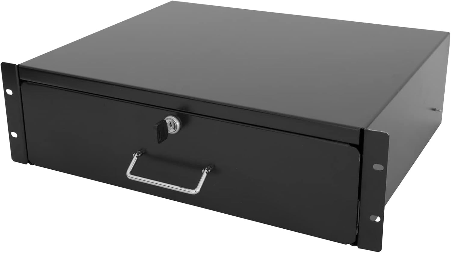 3U Rack Drawer Server Cabinet Case 19 Inch Rack Mount DJ Locking 3U Rack Drawer Server Cabinet Case 19 Inch Rack Mount DJ Locking