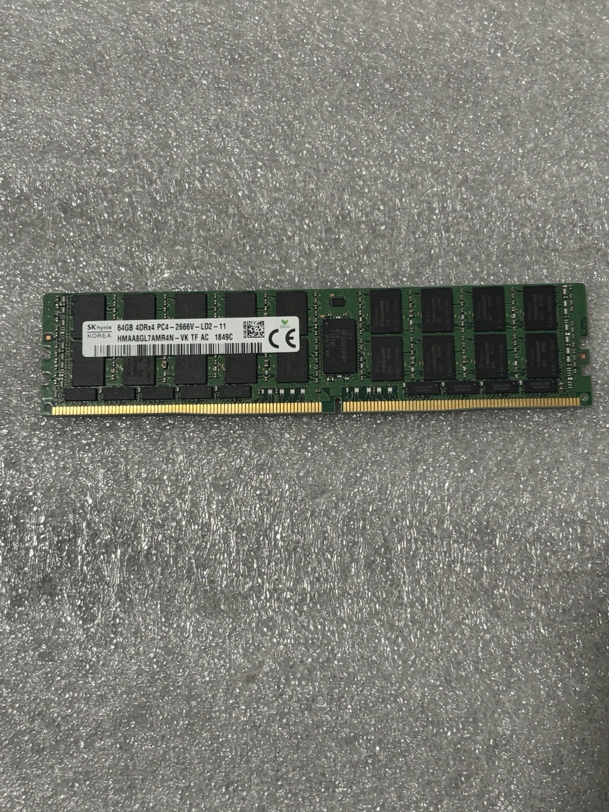 SK hynix 64GB DDR4‑2666 ECC Server Memory (HMAA8GL7AMR4N‑VK) SK hynix 64GB DDR4‑2666 ECC Server Memory (HMAA8GL7AMR4N‑VK)