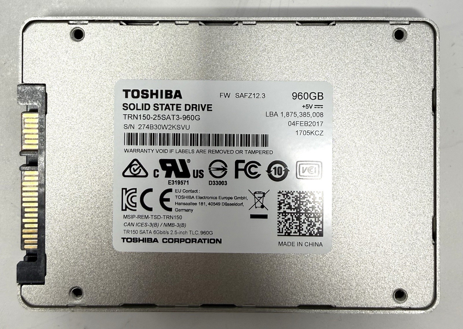 TOSHIBA OCZ TR150 960GB 2.5\