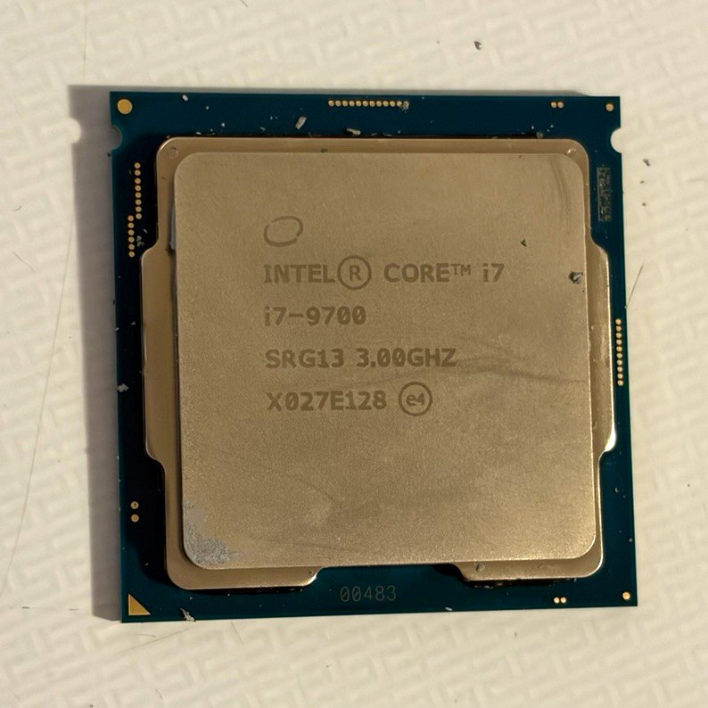 Intel Core i7-9700 3.00GHz CPU Processor - MPN SRG13 (Intel Core i7)