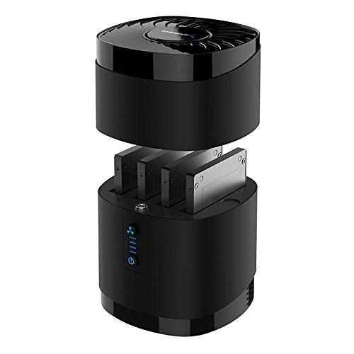4-Bay 2.5in SATA Docking Station for HDD, USB 3.0, Fan Cooler