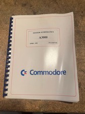 Commodore Amiga 3000 Vintage Computer System Schematics Official Commodore picture