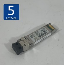 Lot of 5 Genuine Cisco SFP-10G-SR 10G Base SFP+ Transceivers 10-2415-03 w/ Holo picture