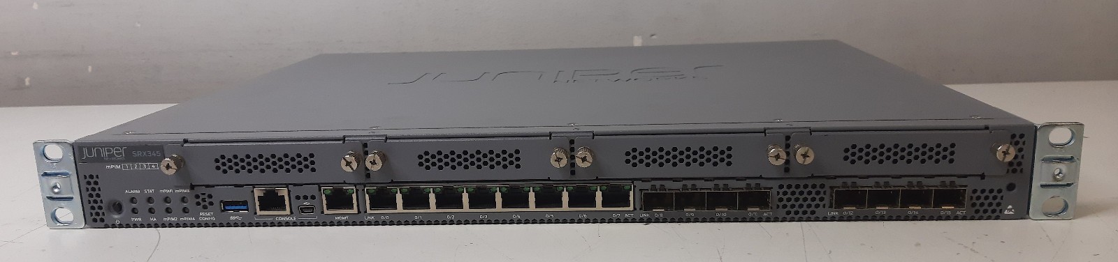 Juniper Networks SRX345 Services Gateway 16 Port Gigabit Firewall Single PSU