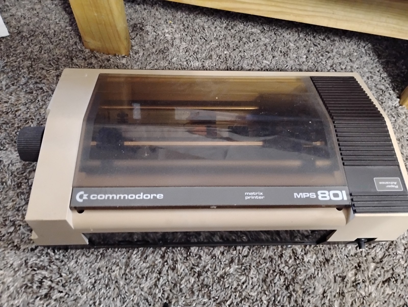 Vintage Commodore MPS-801 Dot Matrix Printer As Is 