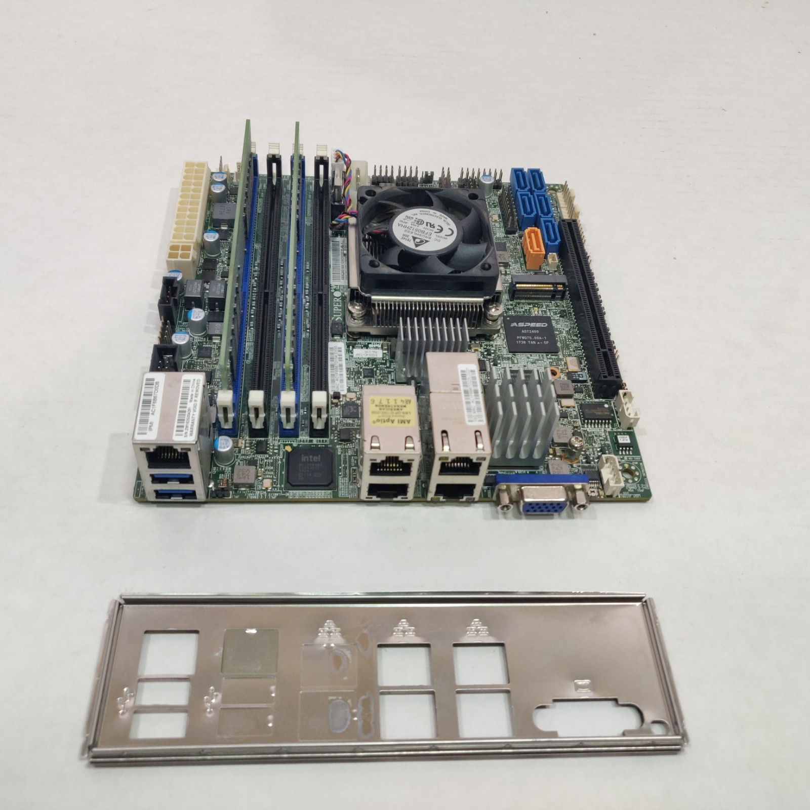 Supermicro X10SDV-4C+-TLN4F Mini-ITX Server Motherboard XEON 32GB DDR4 M.2 10GbE