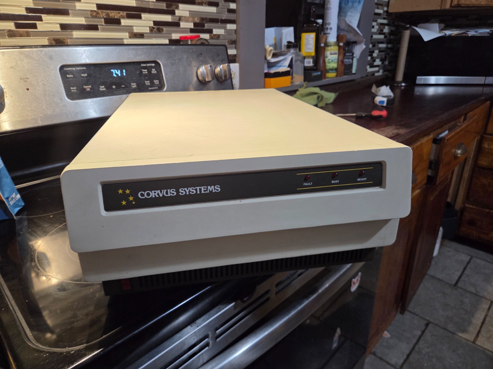 Vintage Corvus Systems 20MB hard drive Winchester drive Vintage Corvus Systems 20MB hard drive Winchester drive
