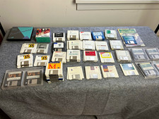 Huge Lot of Vintage Mac 3.5” Disk Sets, Illustrator, Photoshop, Pagemaker, More picture