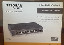 NETGEAR ProSafe 8-Port Gigabit VPN Firewall FVS318G NEW IN BOX picture