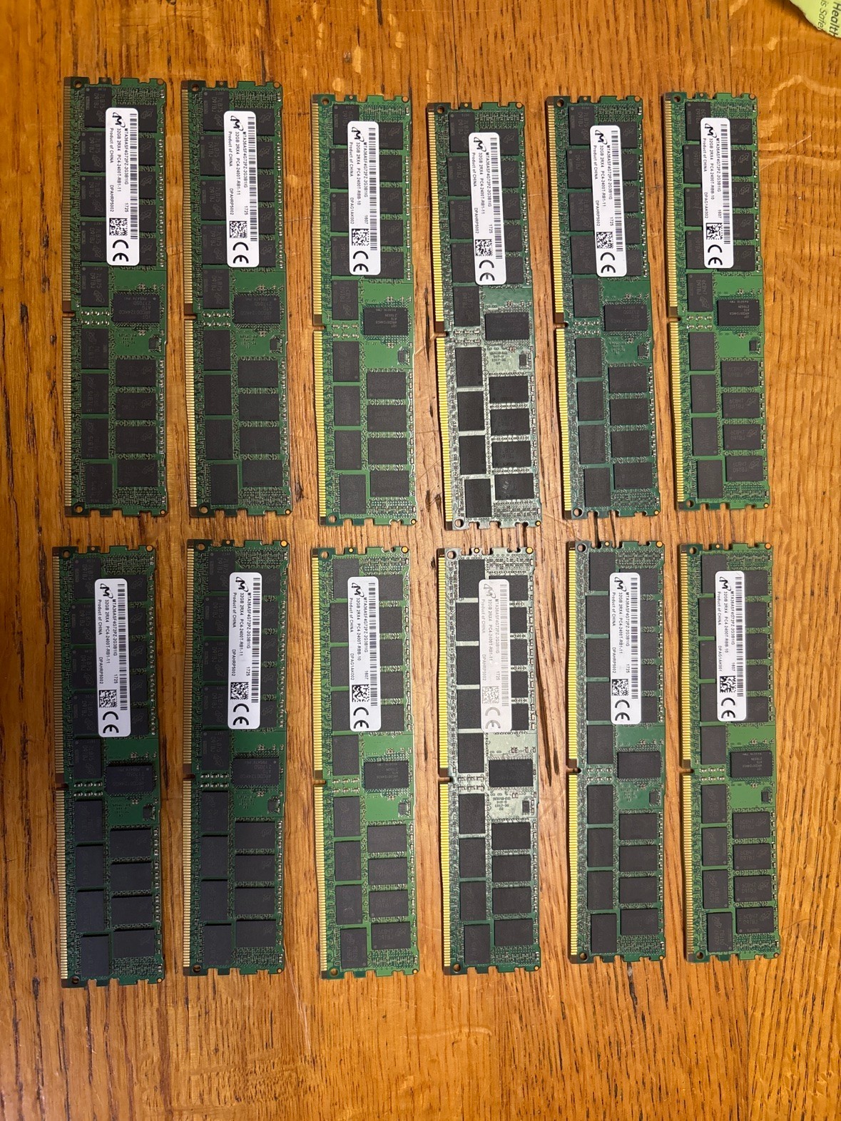 Micron 32GB DDR4-2400 PC4-19200 ECC RDIMM Industrial MTA36ASF4G72PZ (12 avail.)