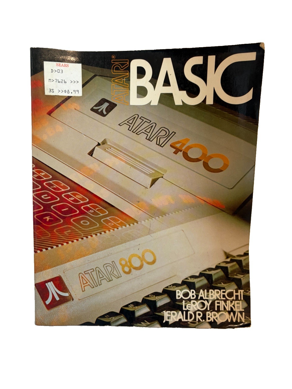 Atari BASIC 1979 Paperback Albrecht Finkel Brown Atari 400 800 Vintage