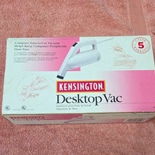 Kensington Desktop Vac Computer Peripheral Vacuum w/ Brush Attachments & Cord picture