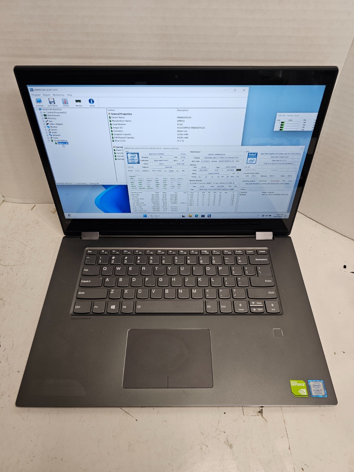 Lenovo Ideapad Flex 5-1570 81CA i7-8550U 16GB RAM 256GB SSD Win 11 #04 Lenovo Ideapad Flex 5-1570 81CA i7-8550U 16GB RAM 256GB SSD Win 11 #04