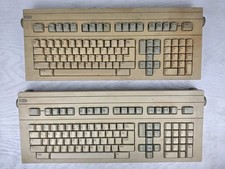Vintage Wang Laboratories Terminal Keyboard Lot of 2 Mechanical Clicky For PARTS picture