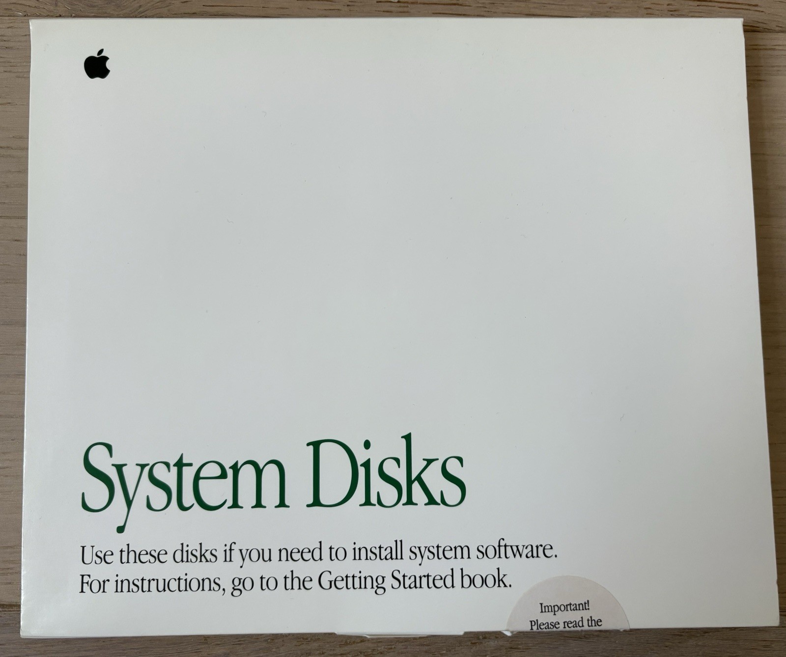 1991 Vintage Apple Macintosh Mac System Disks 914-0363-B Install Tidbits 7.0.1 1991 Vintage Apple Macintosh Mac System Disks 914-0363-B Install Tidbits 7.0.1