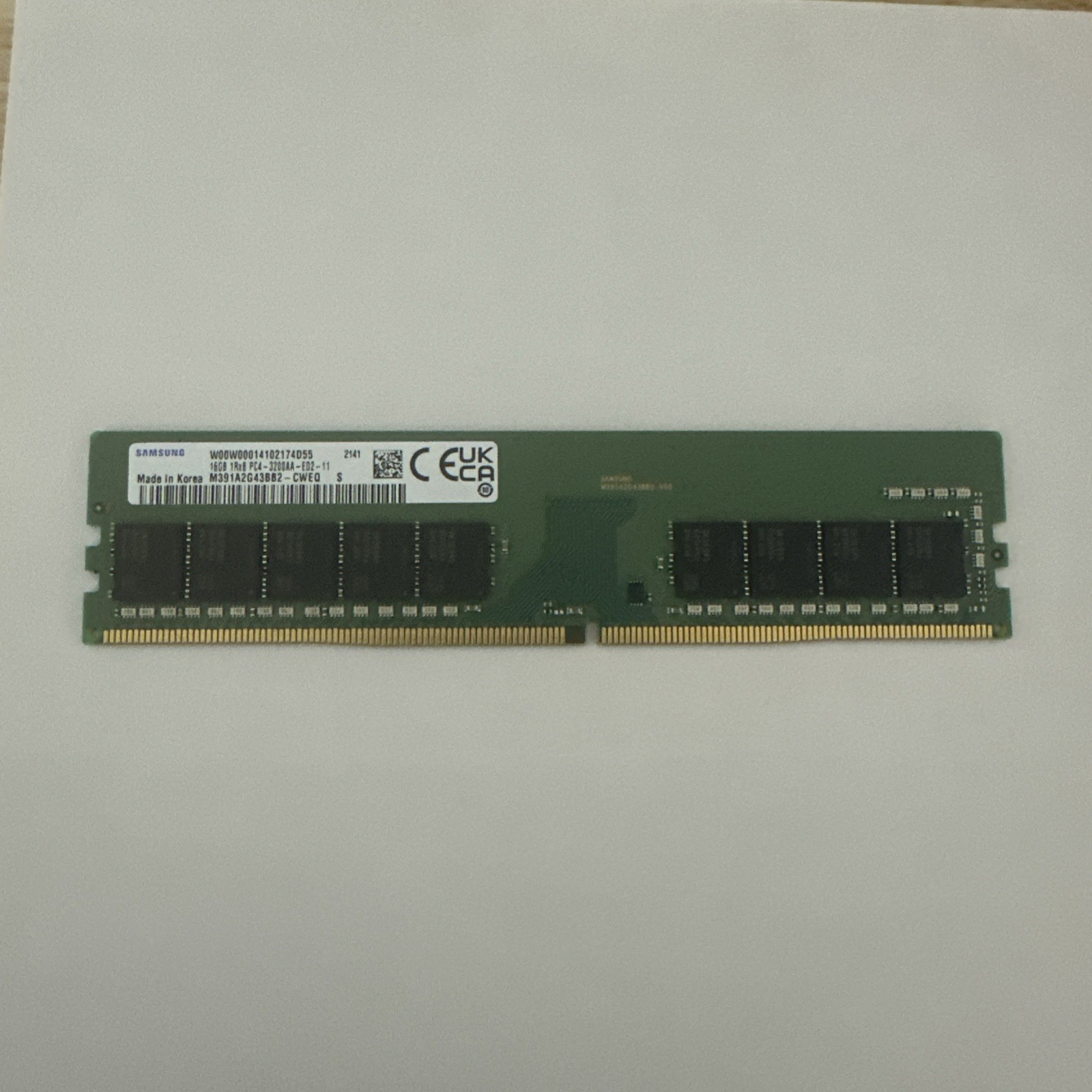6 PCS - Samsung 16 GB M391A2G43BB2 1Rx8 PC4-3200AA DDR4 ECC Server Memory 6 PCS - Samsung 16 GB M391A2G43BB2 1Rx8 PC4-3200AA DDR4 ECC Server Memory