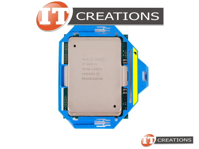 HPE CPU INTEL XEON E7-8867V4 18 CORE PROCESSOR FOR PROLIANT DL580 G9 845019-001 HPE CPU INTEL XEON E7-8867V4 18 CORE PROCESSOR FOR PROLIANT DL580 G9 845019-001