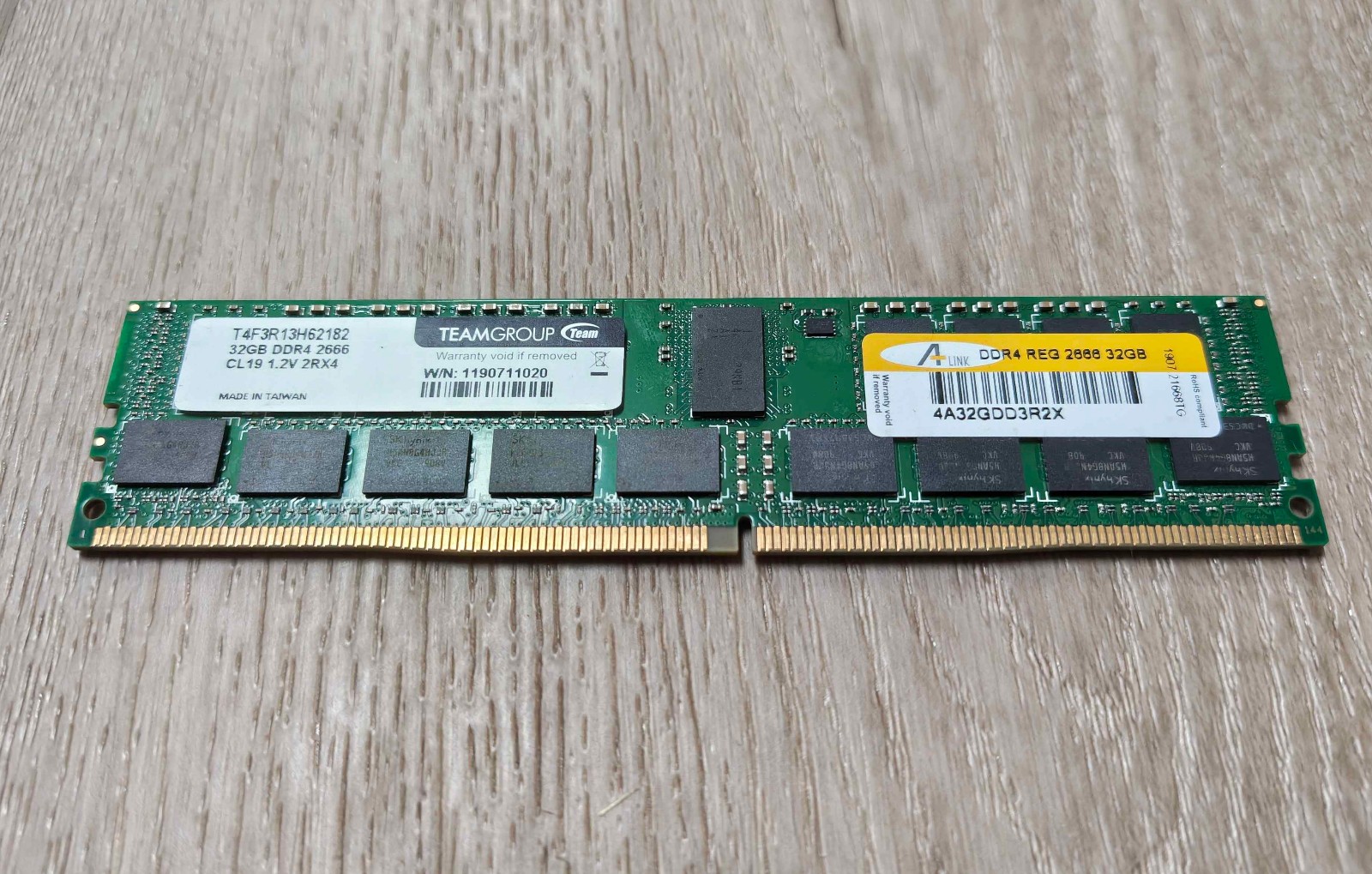 TEAMGROUP 1x32GB DDR4 2666mHz Memory Module (Read Description)