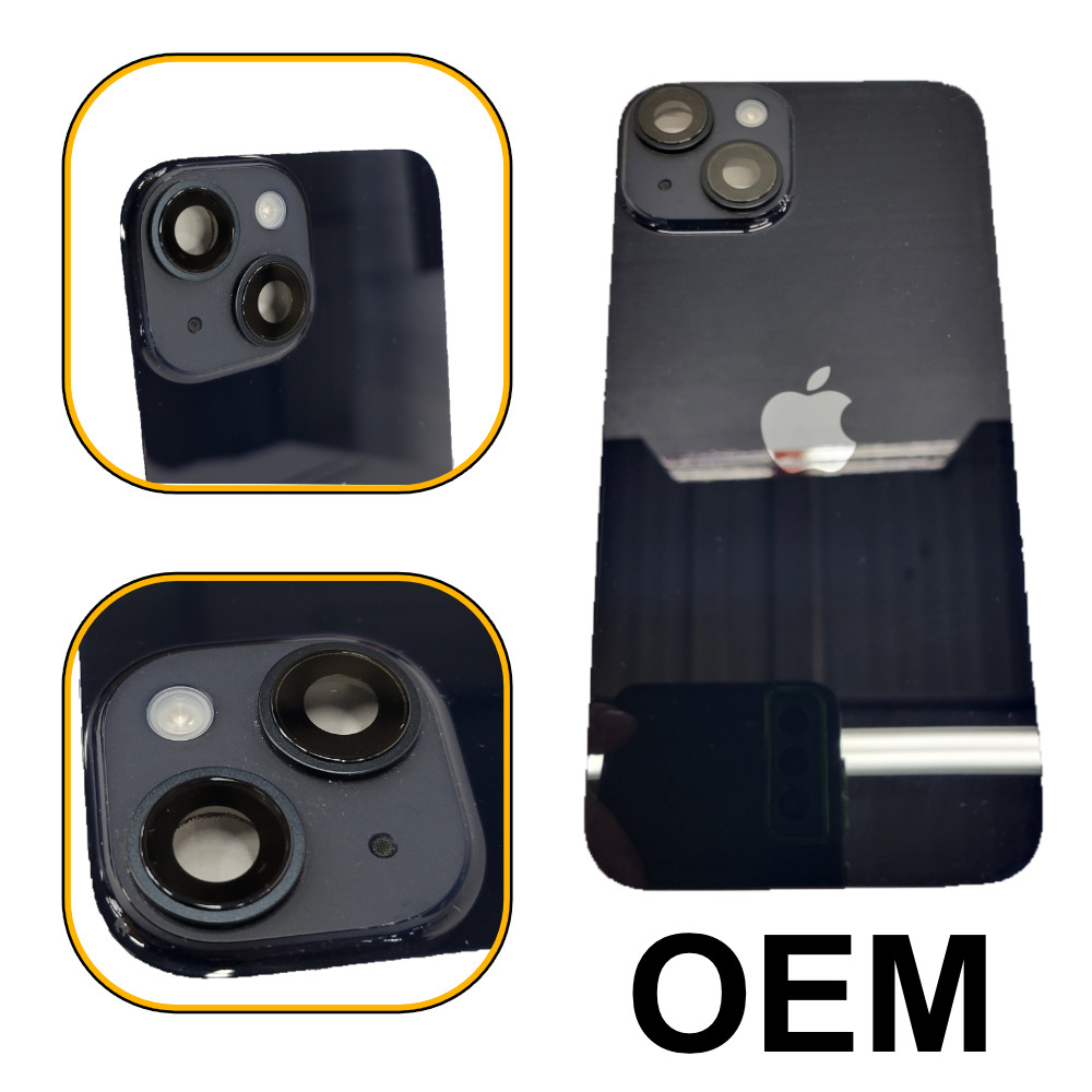 Apple iPhone 14 OEM Back Glass Replacement Midnight Black Excellent Apple iPhone 14 OEM Back Glass Replacement Midnight Black Excellent