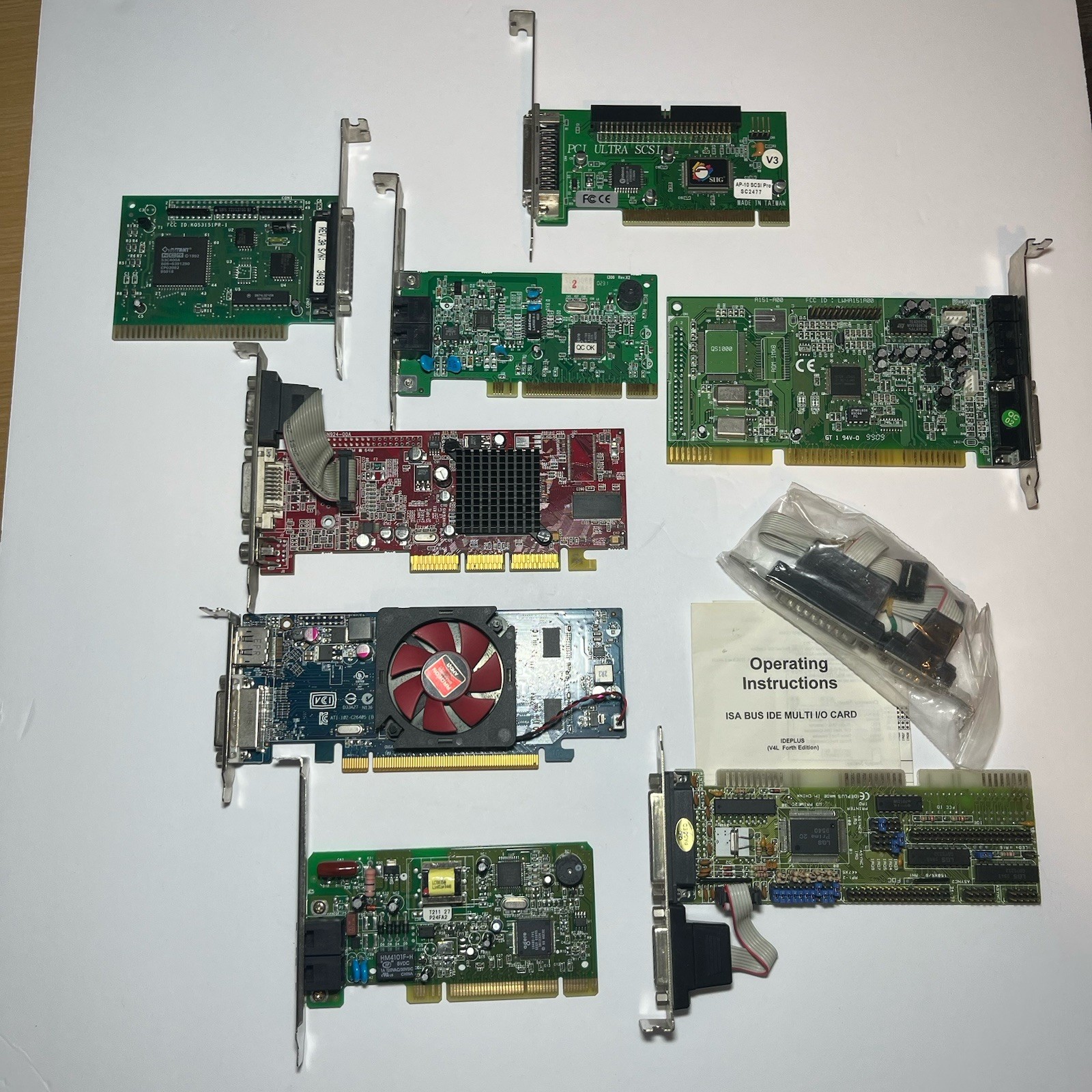 Vintage Graphics Card & Sound Card Lot of 8 UNTESTED Vintage Graphics Card & Sound Card Lot of 8 UNTESTED