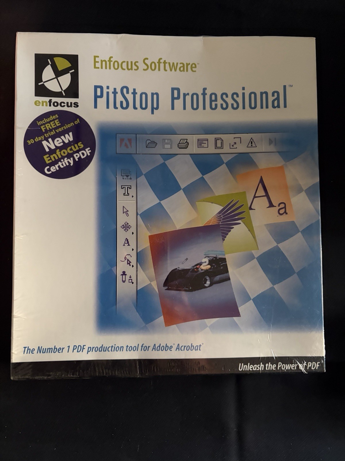 Enfocus PitStop Professional 4.6 Software Adobe Acrobat SEALED Vintage 2000 Enfocus PitStop Professional 4.6 Software Adobe Acrobat SEALED Vintage 2000
