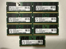 Lot of 7 SK Hynix/32GB 2Rx8 PC5-4800B-SB0-1010-XT DDR5 Laptop RAM picture