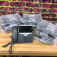Lot of 10 Cisco CP-8861 5-Line VoIP Business Phone w/ Stand picture
