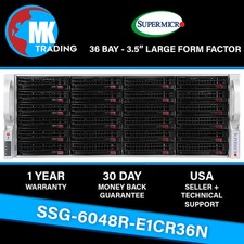 Supermicro SYS-6048R-E1CR36N 36B LFF 4U Server -V3- Choose CPUs/RAM - Wholesale picture