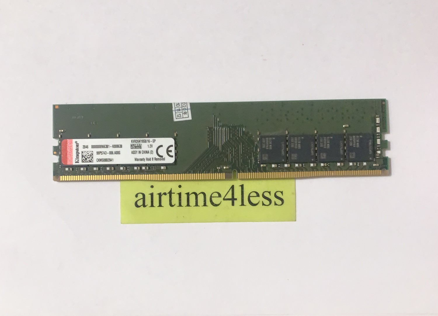 Kingston 16GB DDR4 2666 PC4-21300 CL19 1.2V Desktop RAM Memory UDIMM  Tested