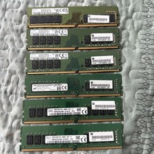 LOT OF ( 6  ) 16GB DDR4 Desktop RAM sticks - Mixed Brands & Speeds - TESTED picture