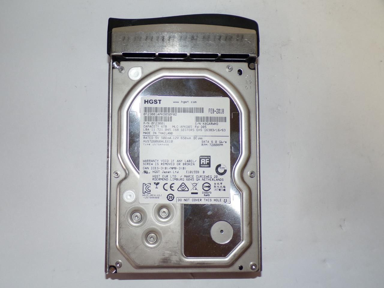 HGST HUS726060ALE610 0F23001 6TB HDD 3.5 HGST HUS726060ALE610 0F23001 6TB HDD 3.5