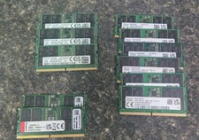 Lot of 11, Multiple Brands 16GB  DDR5 SODIMM Laptop Memory RAM  picture