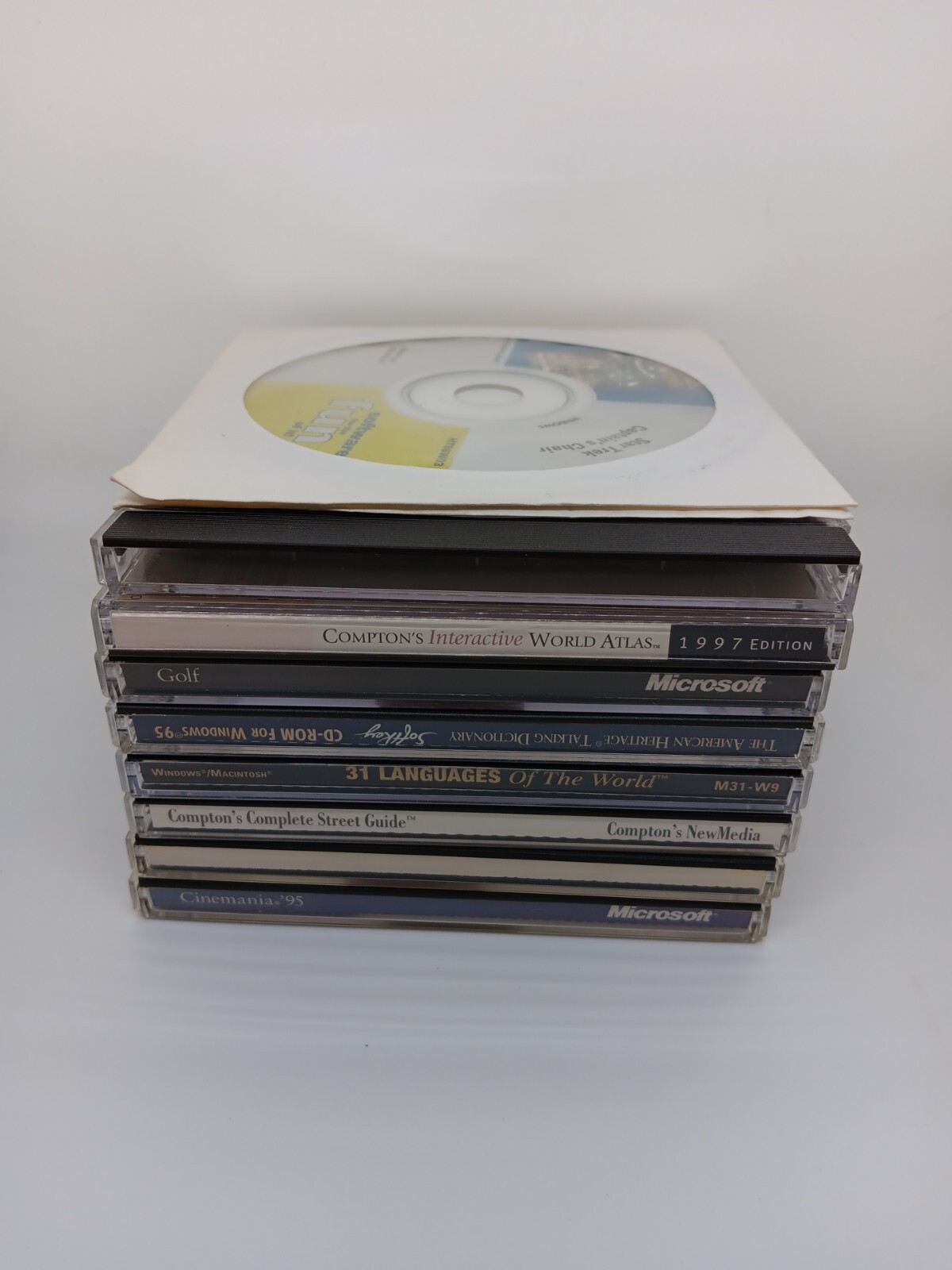 Lot of 10 Vintage PC Windows CD-ROM Software Programs Lot of 10 Vintage PC Windows CD-ROM Software Programs