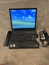 Vintage IBM Thinkpad T42 Pent2.09GHz, 512ram 14'' Win XP w/pwr cord/extra bat picture