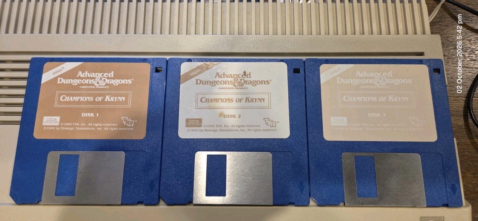 Advanced Dungeons & Dragons Champions Of Krynn ~ Original Amiga Game Advanced Dungeons & Dragons Champions Of Krynn ~ Original Amiga Game