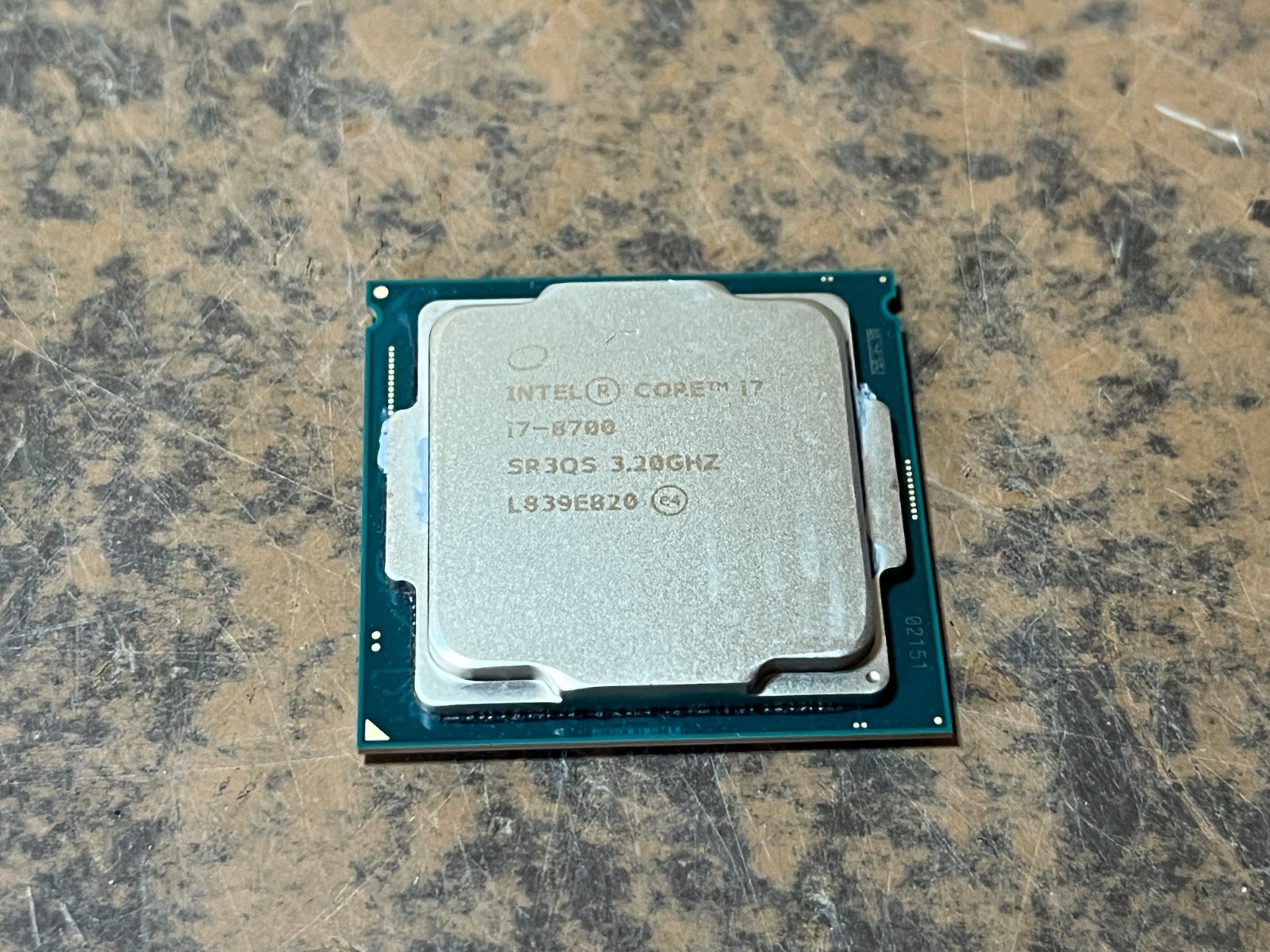 Intel Core i7-8700 3.20GHz 6-Core CPU Processor SR3QS LGA1151 