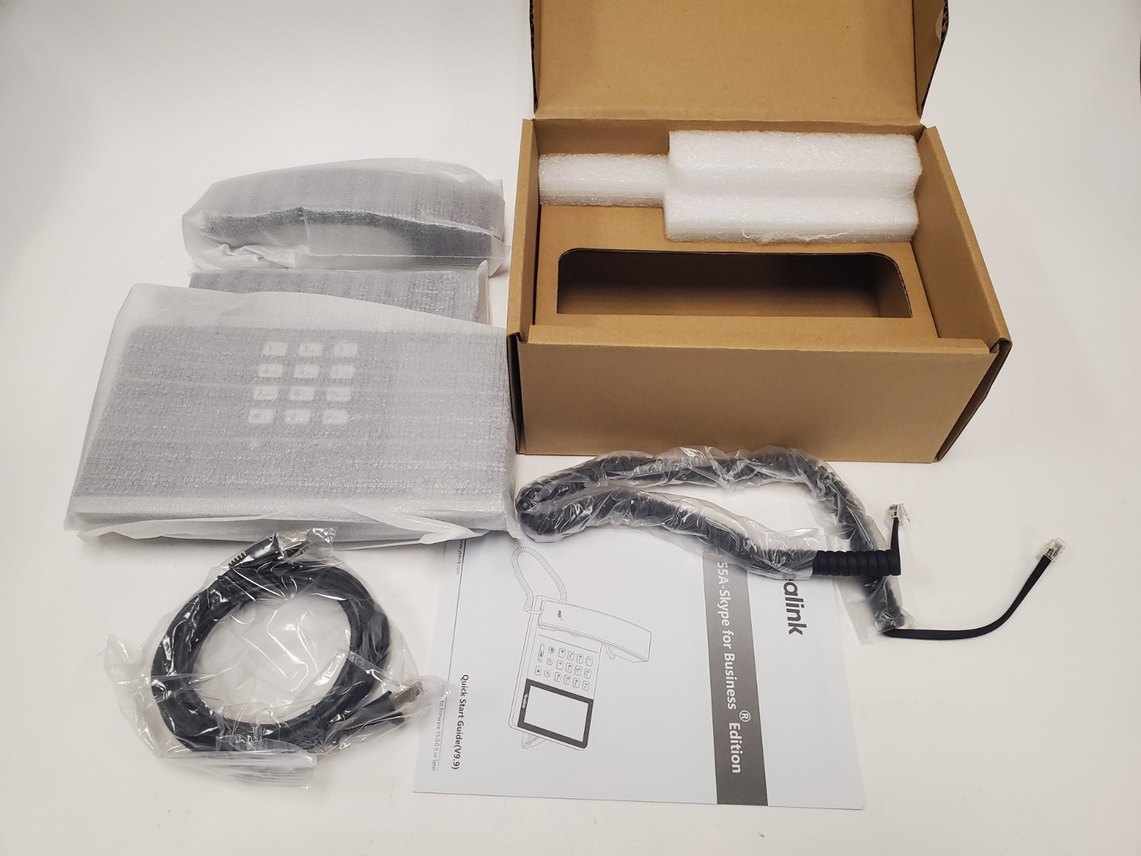 YEALINK SIP-T55A Gigabit VoIP Business IP Phone - NEW OPEN BOX YEALINK SIP-T55A Gigabit VoIP Business IP Phone - NEW OPEN BOX