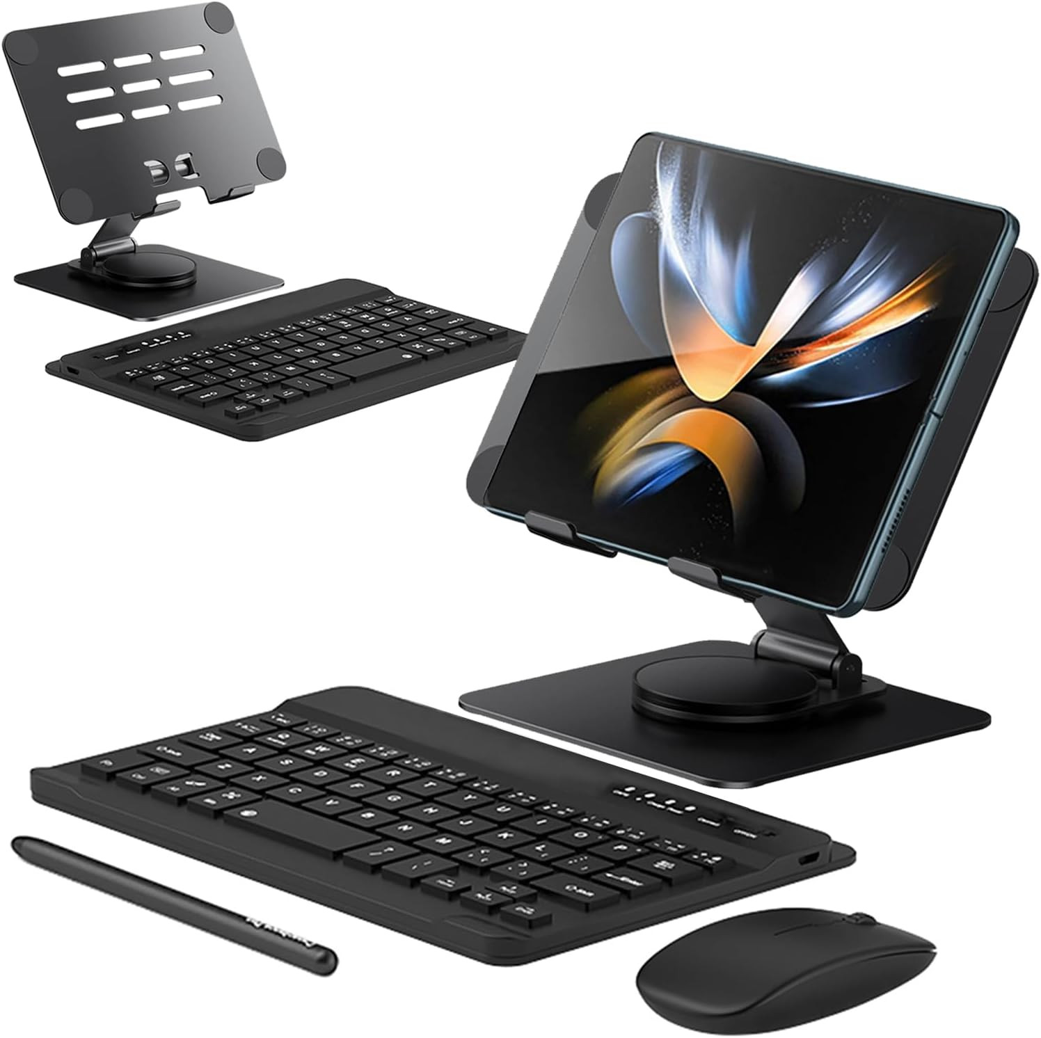 For Samsung Galaxy Z Fold 8 Ultra 7 6 5 All Fold Series Bluetooth Keyboard Stand For Samsung Galaxy Z Fold 8 Ultra 7 6 5 All Fold Series Bluetooth Keyboard Stand