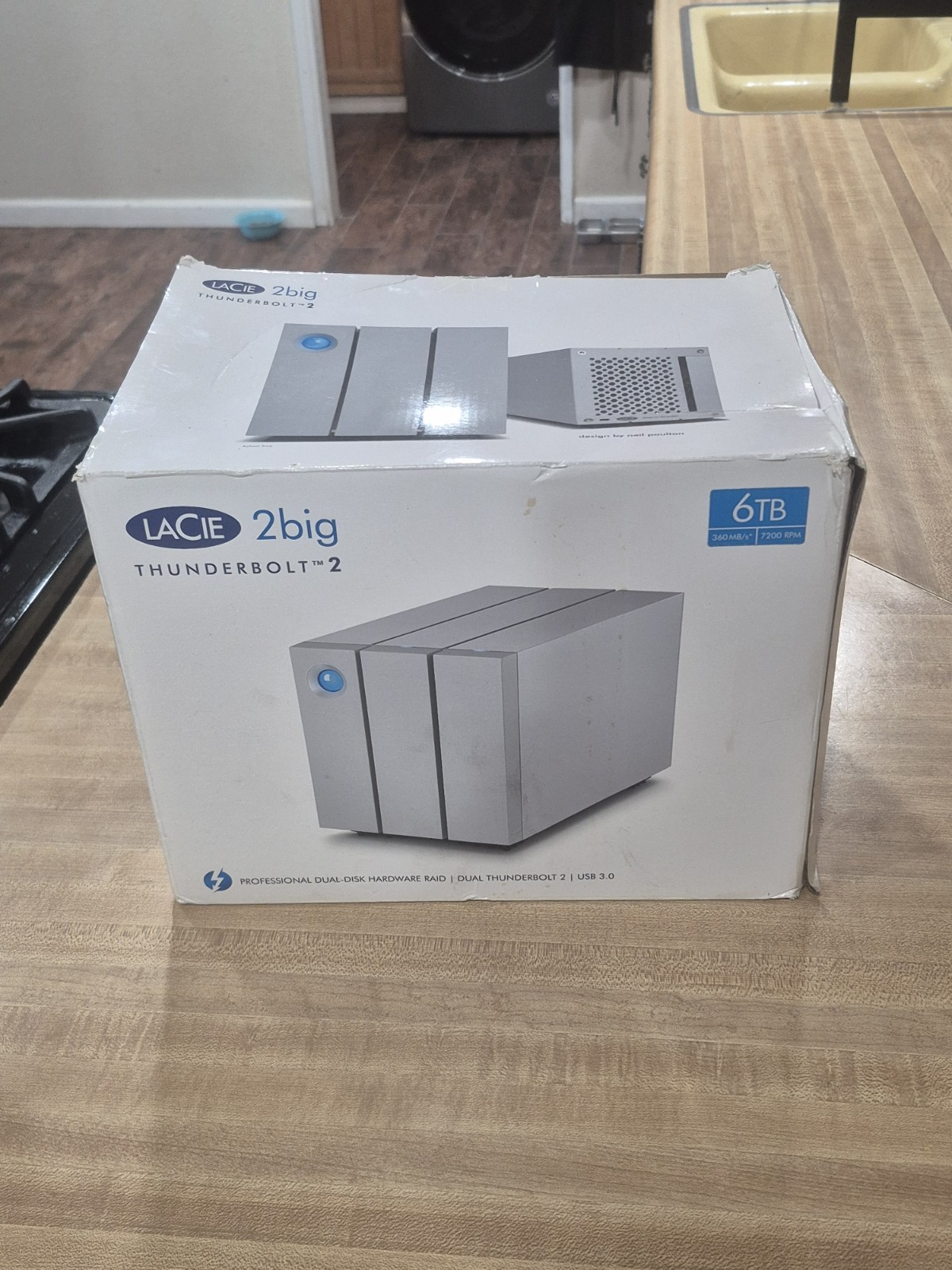 LaCie 2big Thunderbolt 2 6TB Dual-Bay RAID Desktop HDD USB 3.0 7200RPM