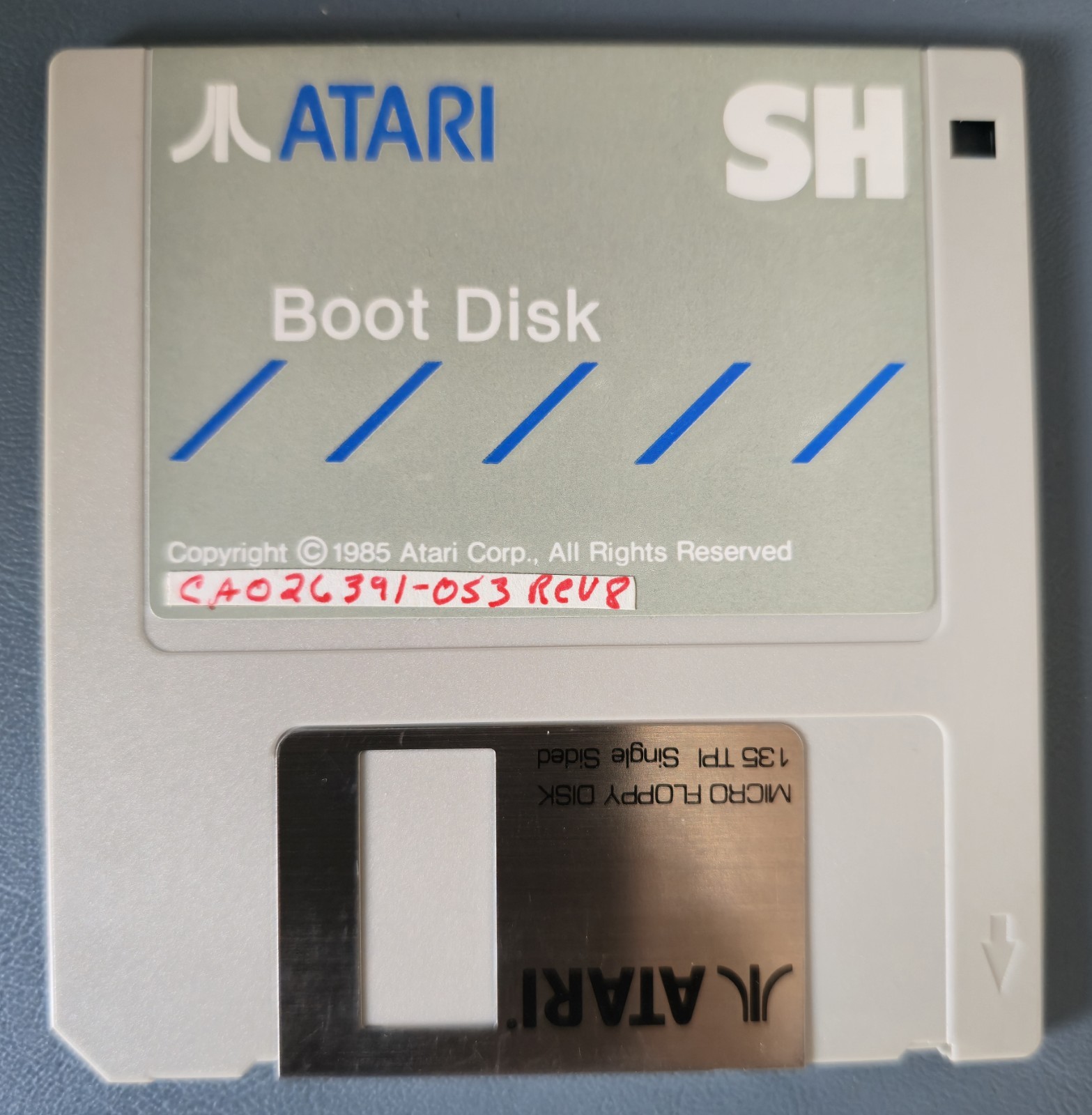 Atari ST Boot Disk SH CA026391-053 Rev 8 TESTED 1985 Made Japan Original