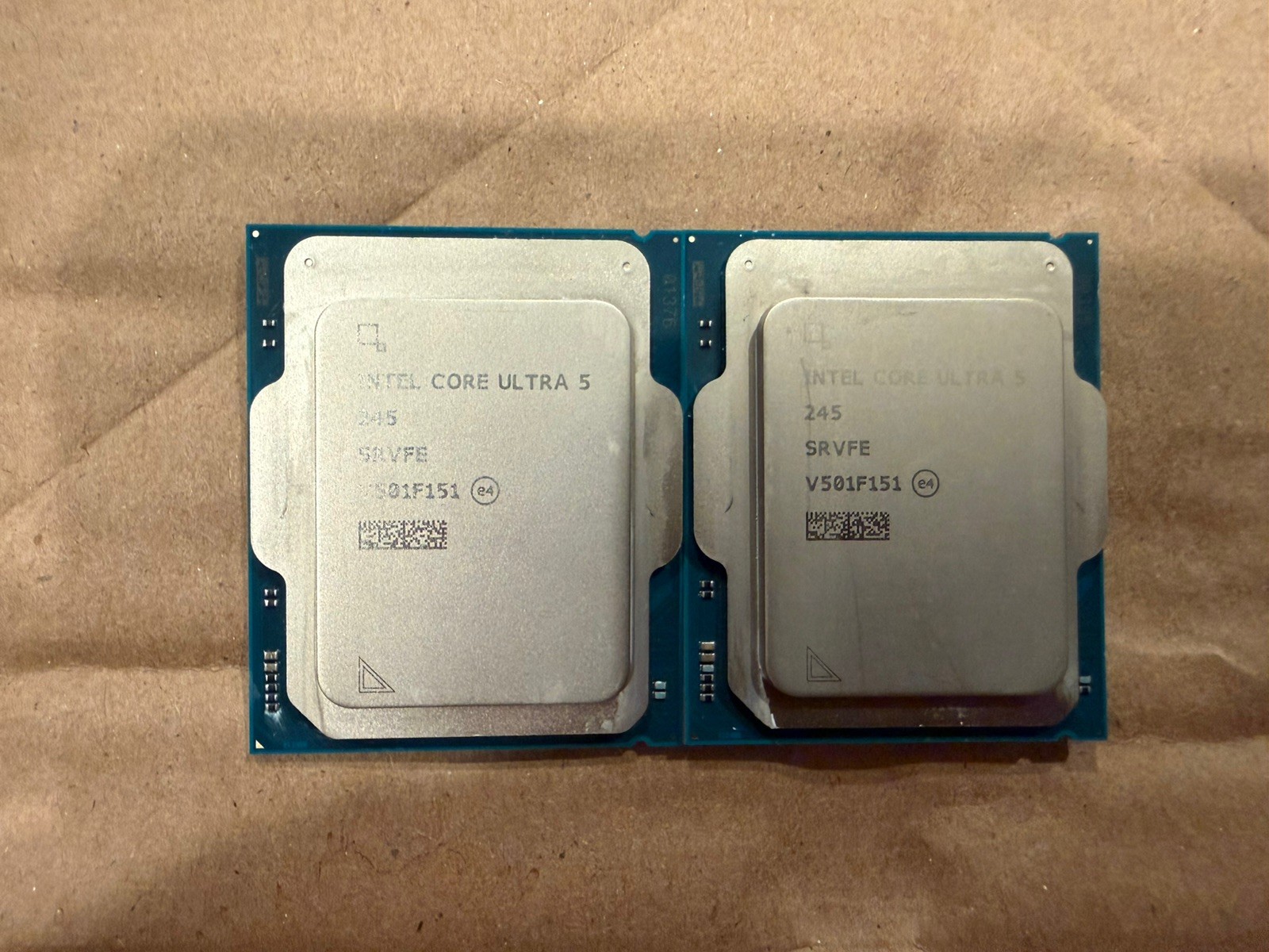 Lot of 2 INTEL CORE ULTRA 5 245 PROCESSOR | 3.50 GHZ | SRVFE